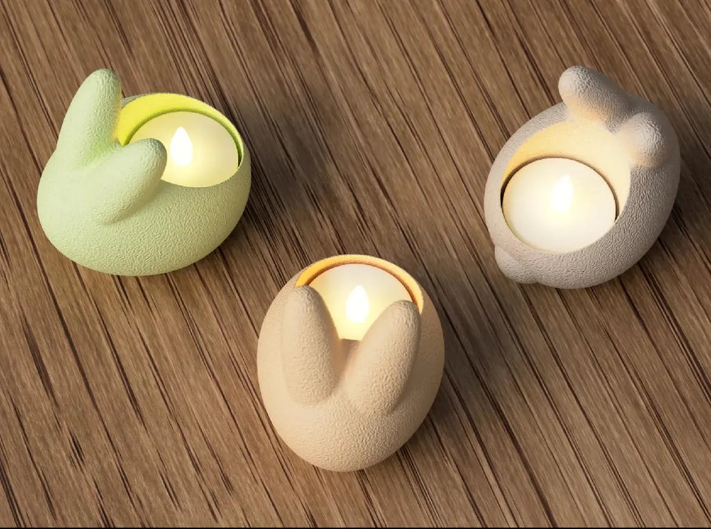 Easter Bunny LED Tealight Holder image 1