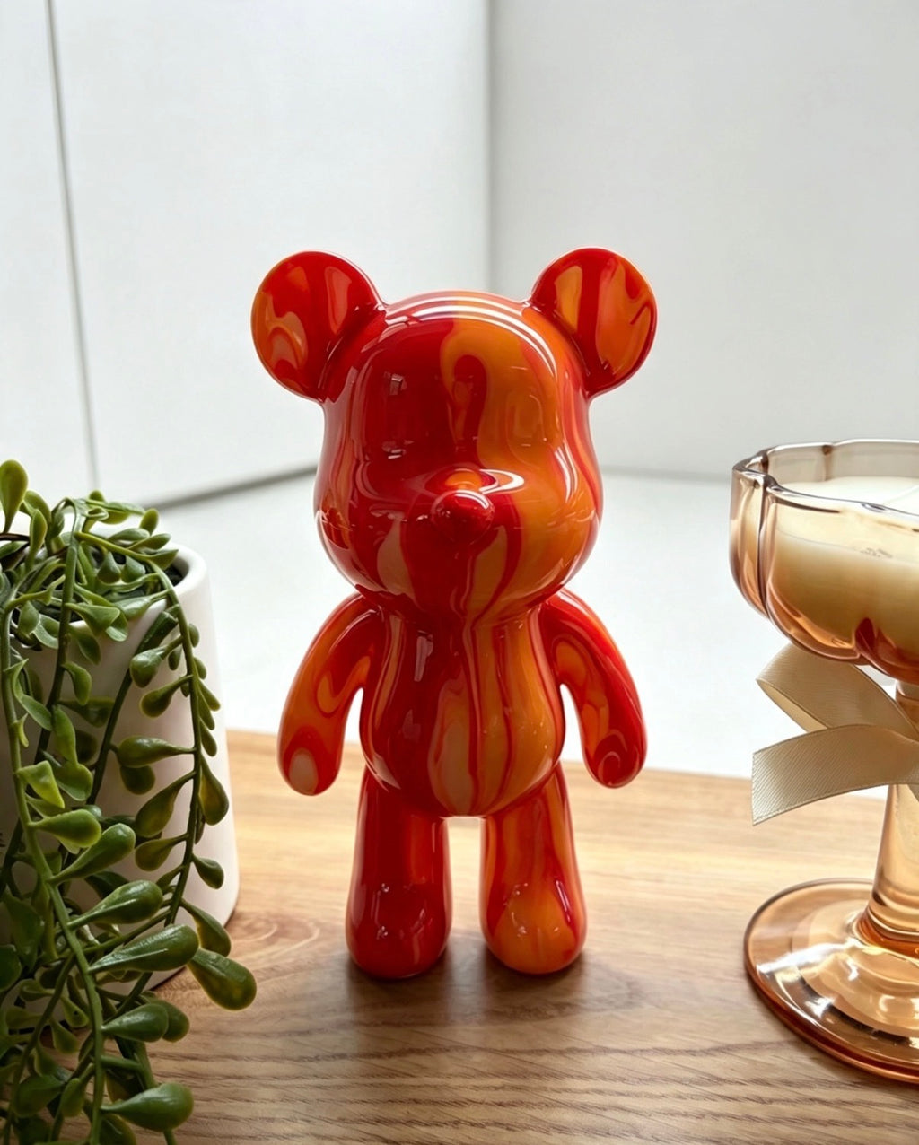Custom Fluid Art Bear – Pick Your Own Colours