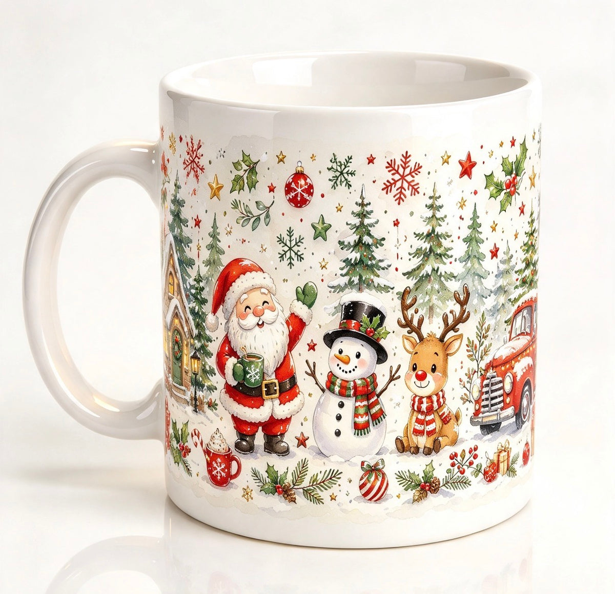 Santa & Friends Christmas 11oz Mug