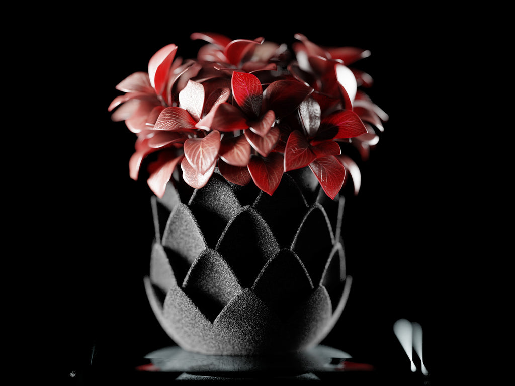 Scallop Scale 3D Printed Planter