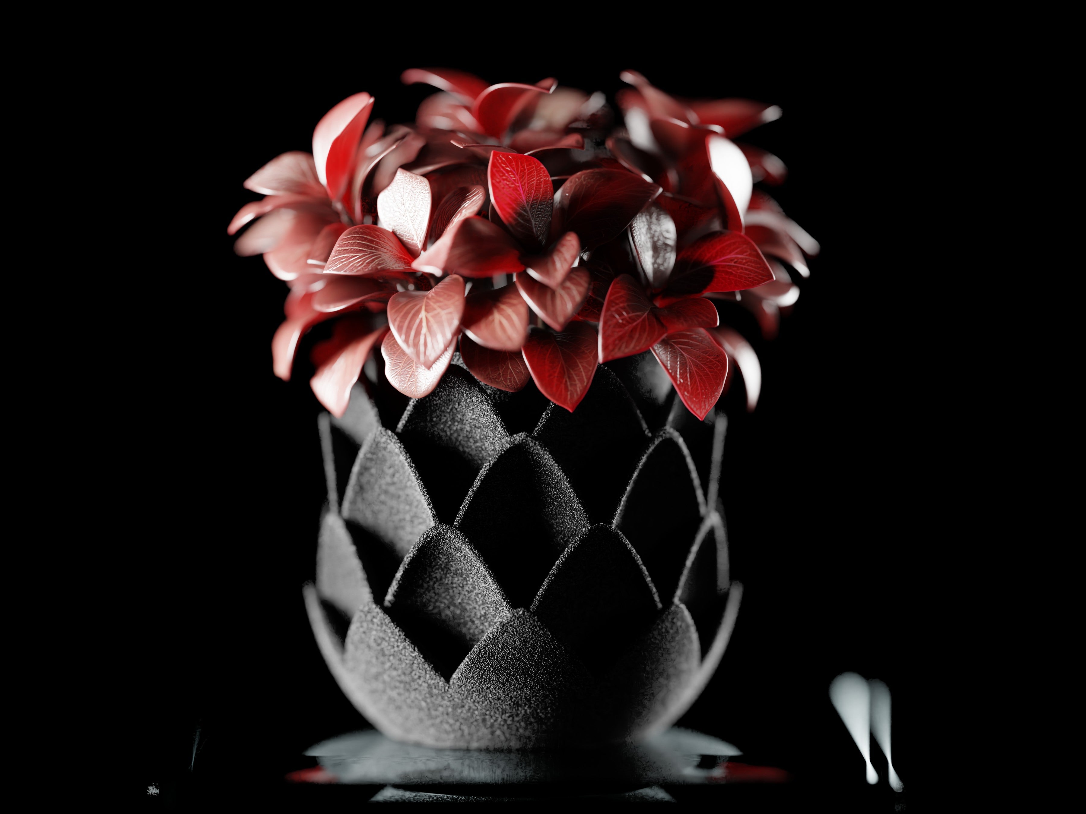 Scallop Scale 3D Printed Planter