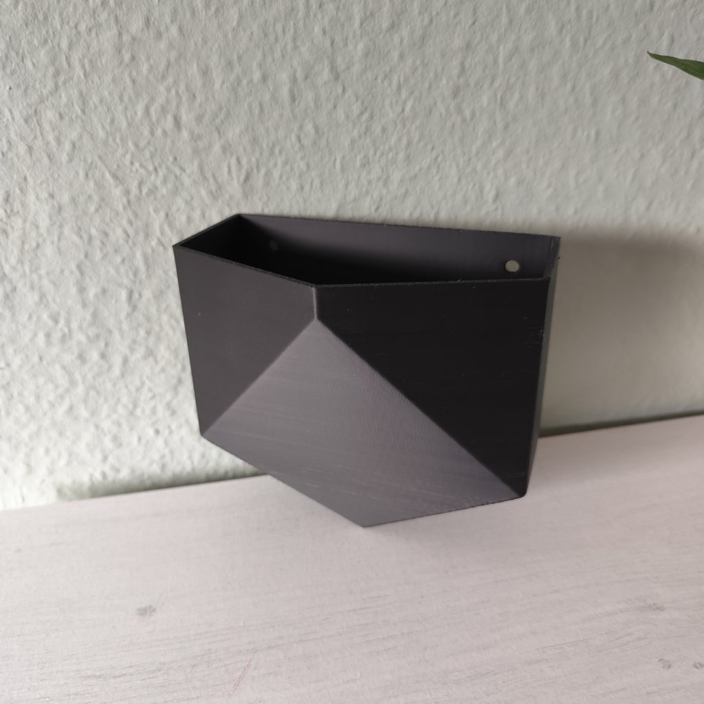 Diamond Wall Planter Set | 3D Printed Modern Wall Mounted Plant Pots