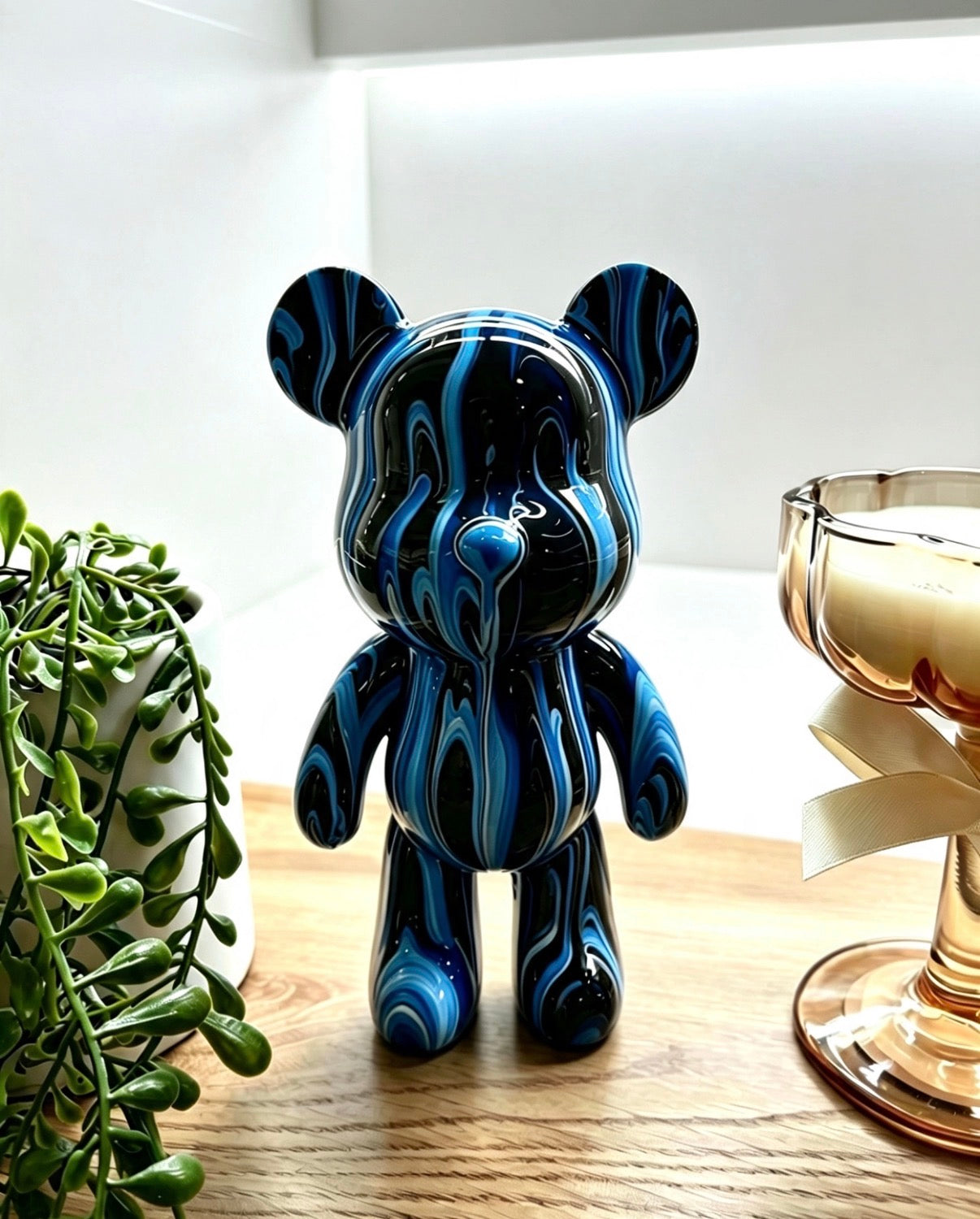 Custom Fluid Art Bear – Pick Your Own Colours