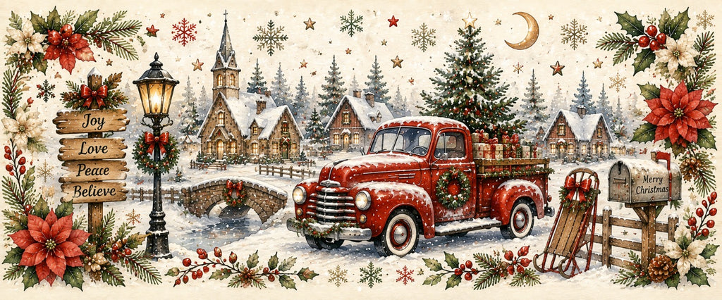Christmas Red Truck 11oz Mug