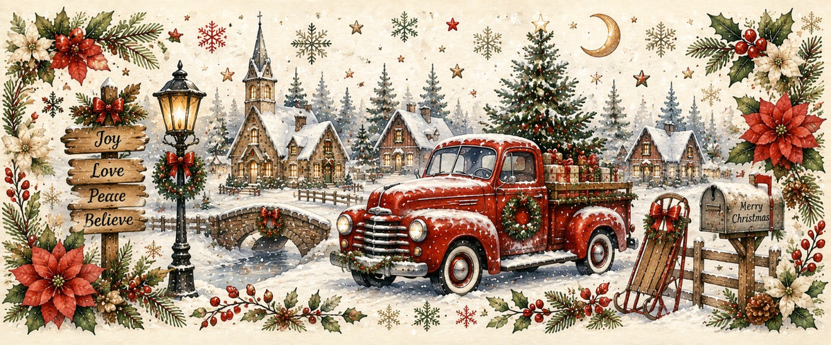 Christmas Red Truck 11oz Mug