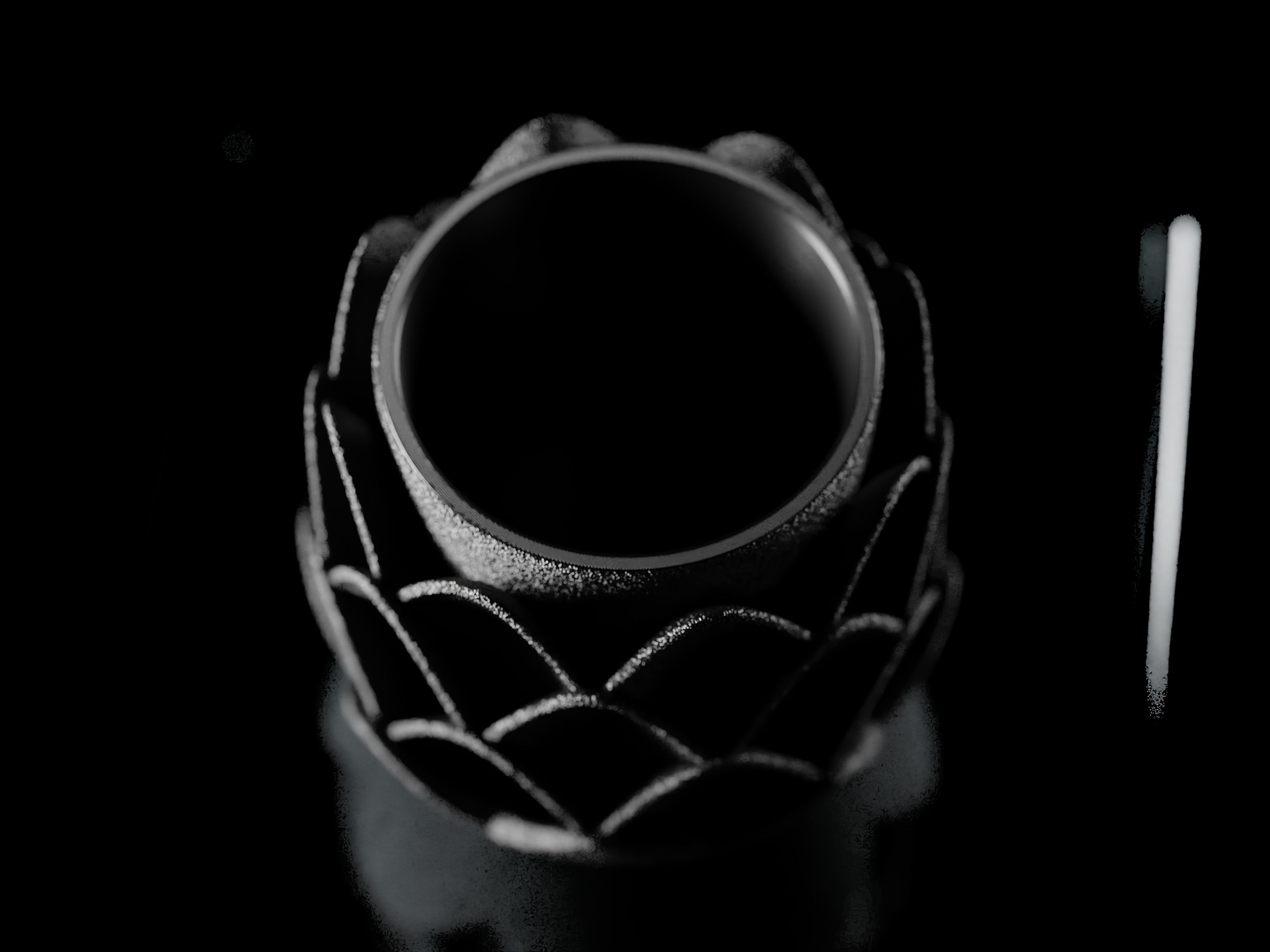 Scallop Scale 3D Printed Planter