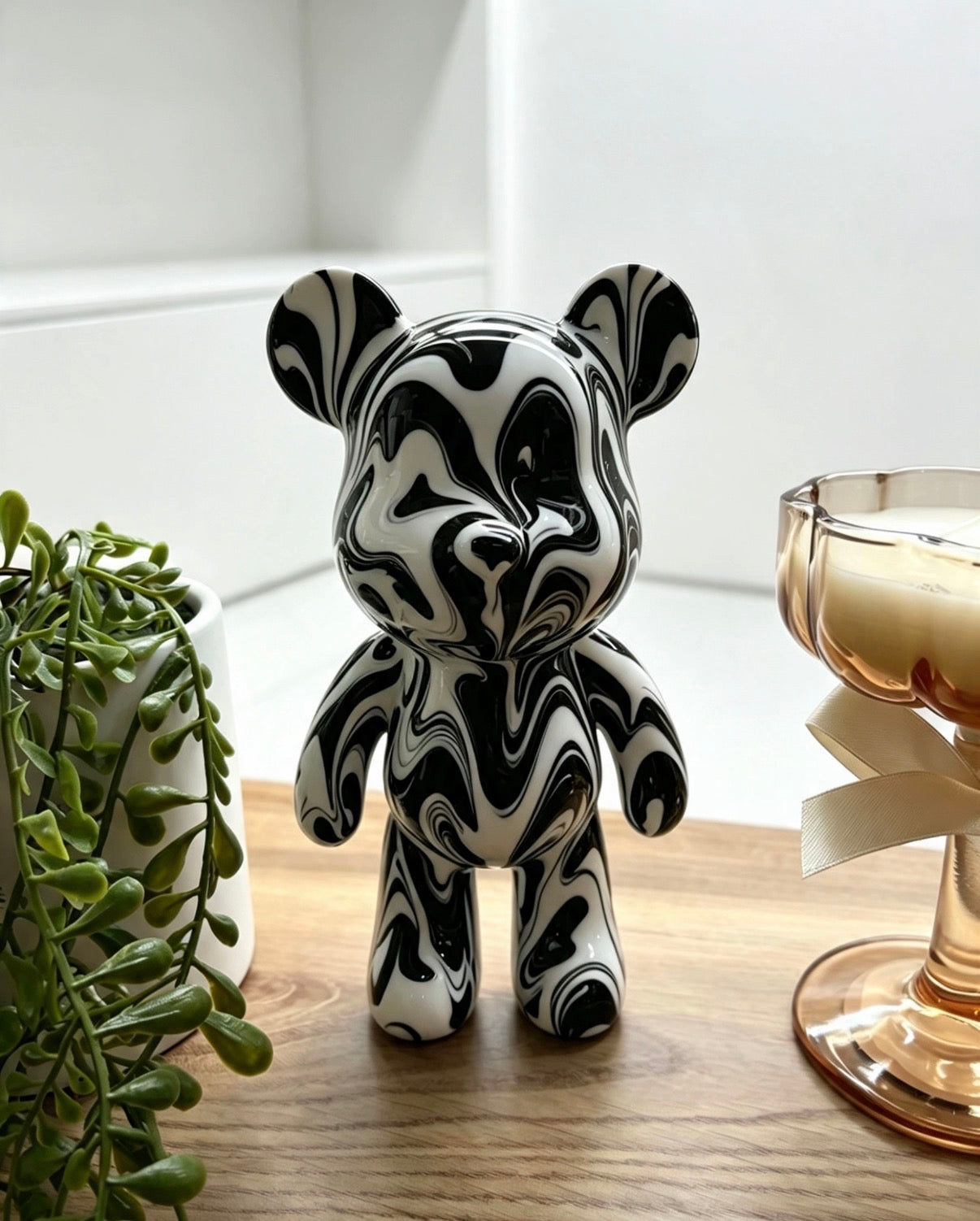 Custom Fluid Art Bear – Pick Your Own Colours