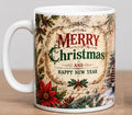 Vintage Christmas Truck 11oz Mug – Merry Christmas & Holiday Delivery Design
