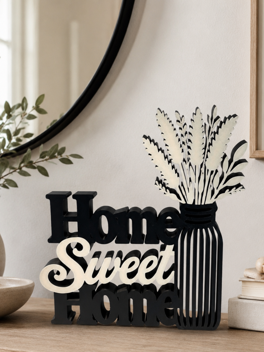 Home Sweet Home Vase Decor