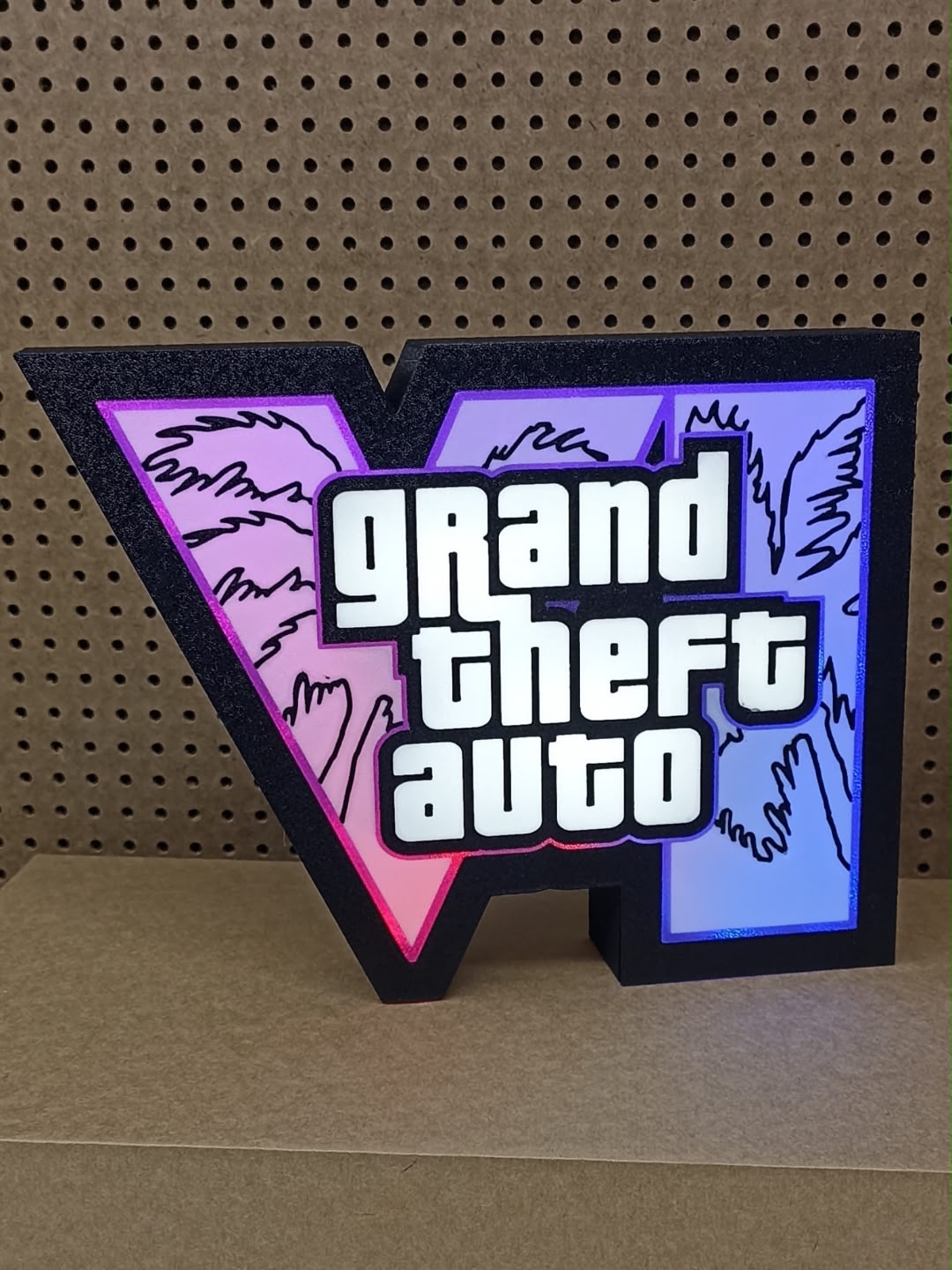 Grand Theft Auto VI – Iconic LED Light Box Sign